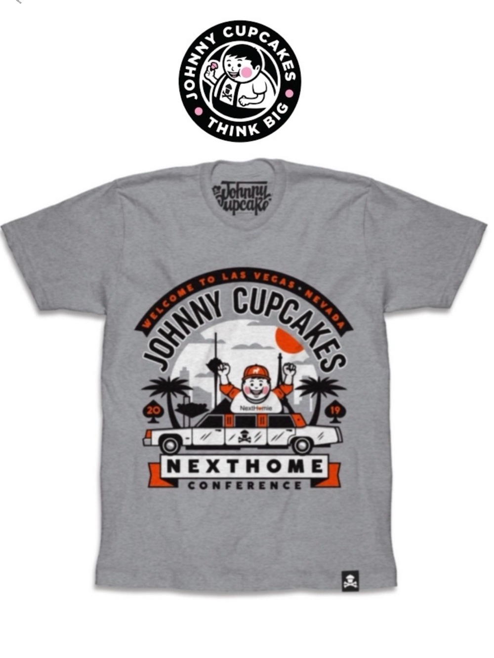 Johnny Cupcakes Tee Shirt NextHome Welcome To Las Vegas Nevada 2019 Medium
